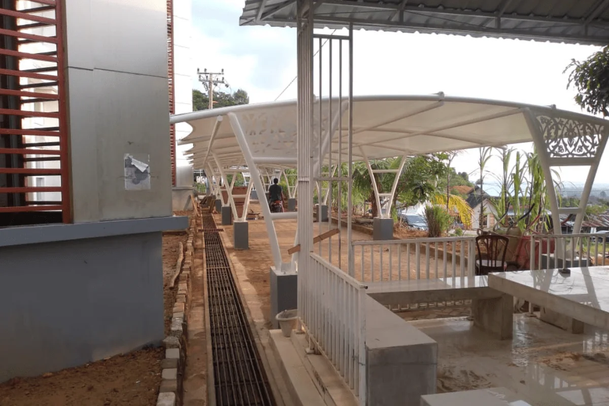 Tenda Membran Carport Rumah Modern - Baranangsiang, Bogor