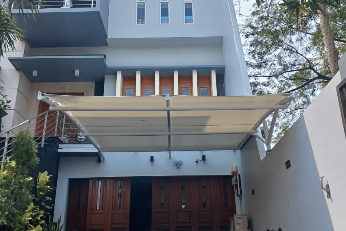 Canopy Membran Garasi Villa Mewah - Lembang, Jawa Barat